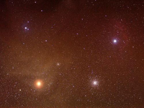 Antares, M4 e immediate vicinanze